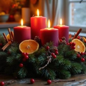 Kalėdinių vainikų dirbtuvės su Raminta (2025 11 23)